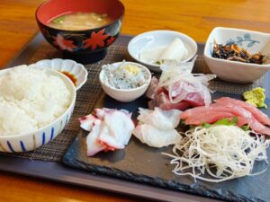 前日昼食の和食